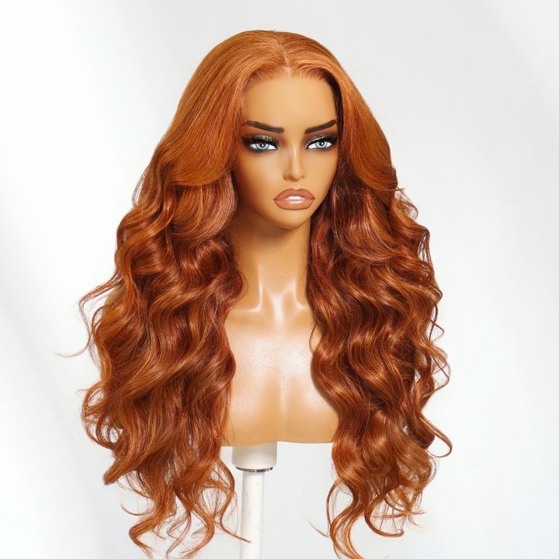 Ginger Spice Orange Body Wave 13x4  Lace Front3