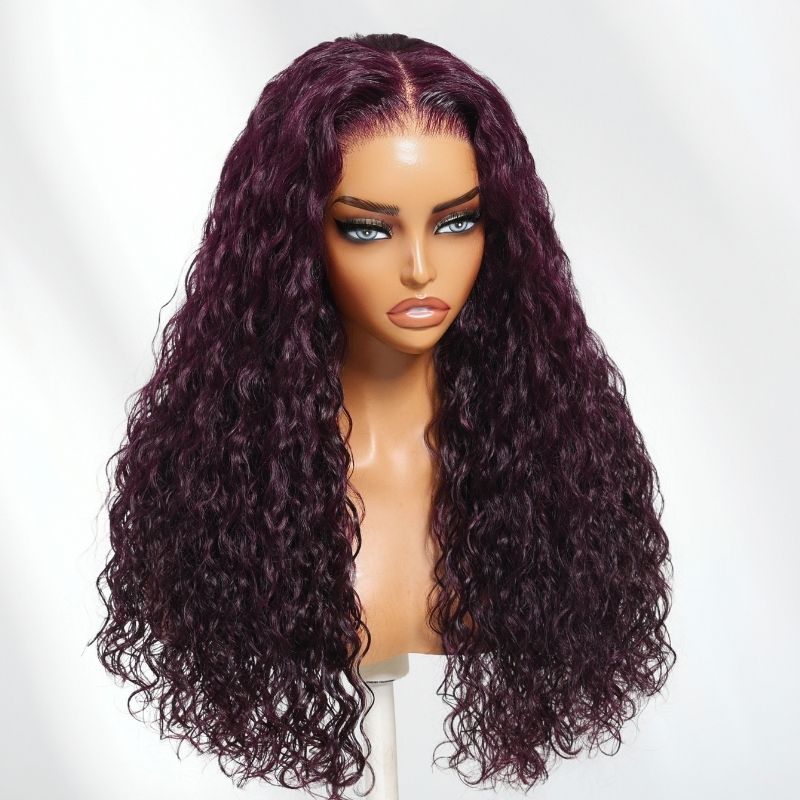 Sunber Water Wave 13x4 Pre Everything Lace Frontal Black