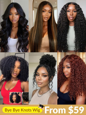 From $59| Sunber 13x4 Lace Frontal 14'' to 22'' Wigs Vip Member Flash Sale No Code Needed