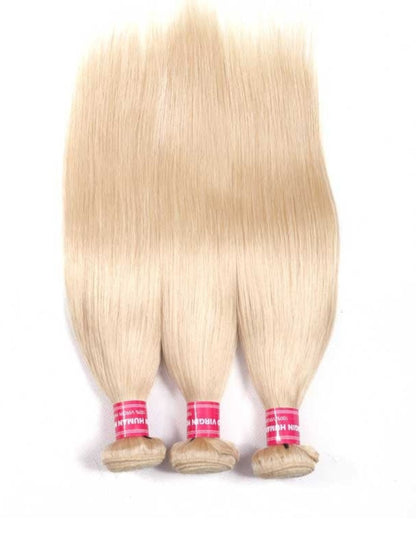 Sunber Hair 613 Blonde Virgin Human Hair Extension Bundles 10-24 Inch 1PCS Straight Hair