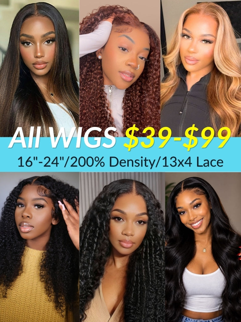 $39-$99| Sunber 7x5/13x4 Put On And Go Lace Wigs VIP Member Summer Flash Sale