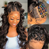 Sunber Body Wave Real Tangle-Free Transparent Lace Wig Pre-Cut Lace Human Hair
