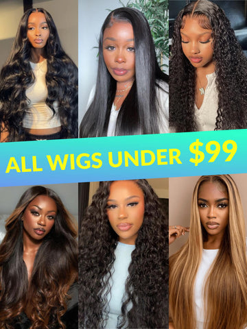All Wigs Under $99| 13x4 Pre Everything/ Put On & Go/ HD Lace Wigs VIP Member Flash Sale Limited Stocks
