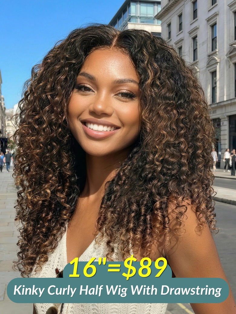 16inch From $39 Sunber 7x5/13x4 Pull & Go Glueless Wigs Limited Stock VIP Member Flash Sale