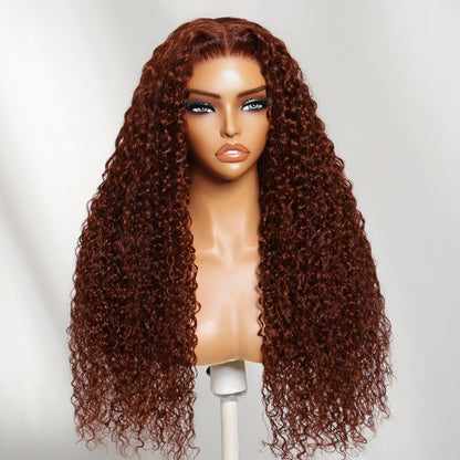 Reddish Brown Jerry Curly 7×5