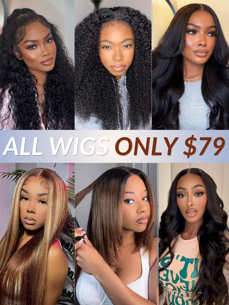 $79 All Wigs | Sunber 7x5/13x4 Put On And Go Lace Wigs Independence Day Flash Sale