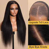 Flash Sale Sunber Blunt Cut Yaki Bob Pre-Cut Lace Wigs Pre-plucked Lace Frontal Human Hair Wig