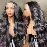 Sunber Body Wave Real Tangle-Free Transparent Lace Wig Pre-Cut Lace Human Hair