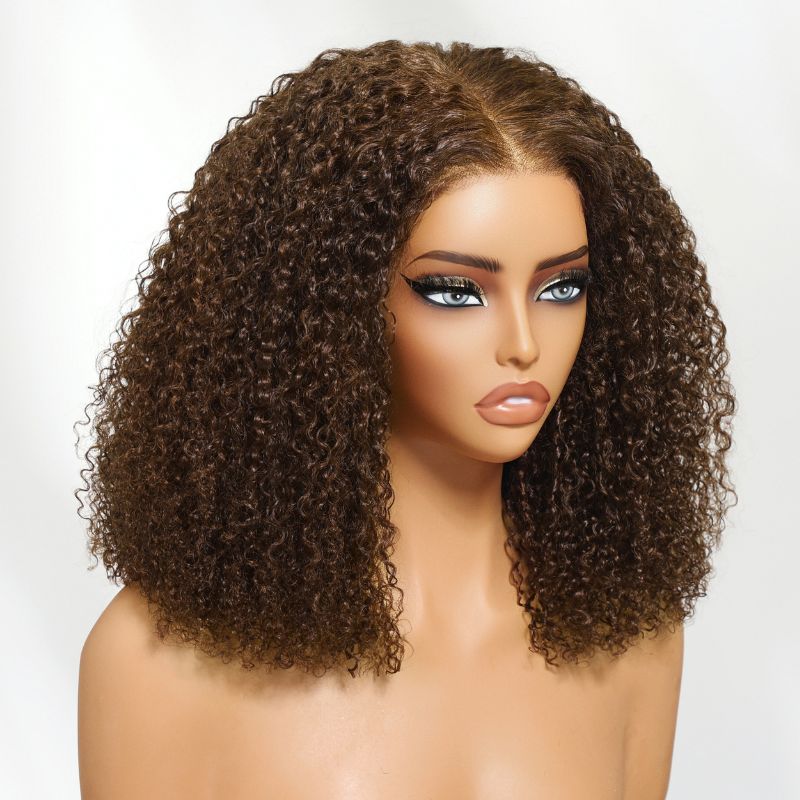 Kinky Curly Chocolate Brown 13x4
