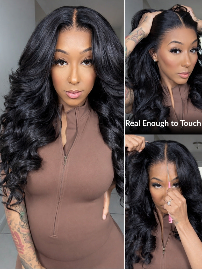 [From $59] 5x5 Invisible HD Lace Bye Bye Knots 180% Density Body Wave Wig Vip Member Flash Sale