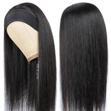 [20''=$79]Flash Sale Sunber Straight Glueless Headband Human Hair Wigs 150% Density Easy Grab & Go Wigs