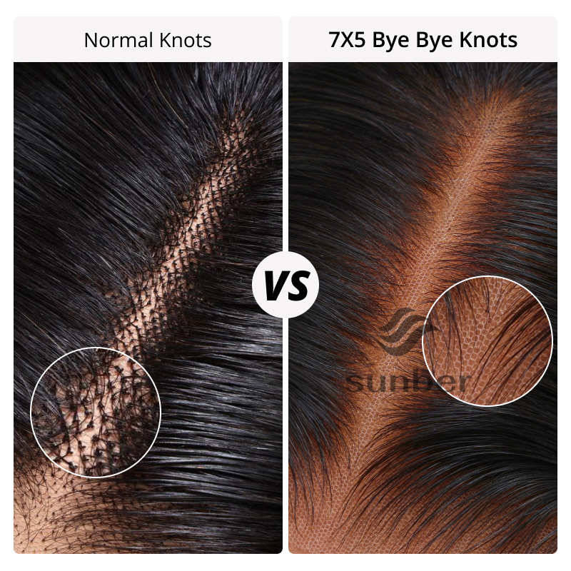 Extra 60% OFF | Sunber Kinky Straight 13×4 Lace Front Human Hair Wig With Bleached Knots