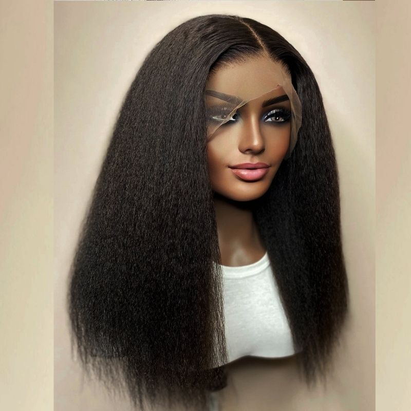 kinky straight lace part wig
