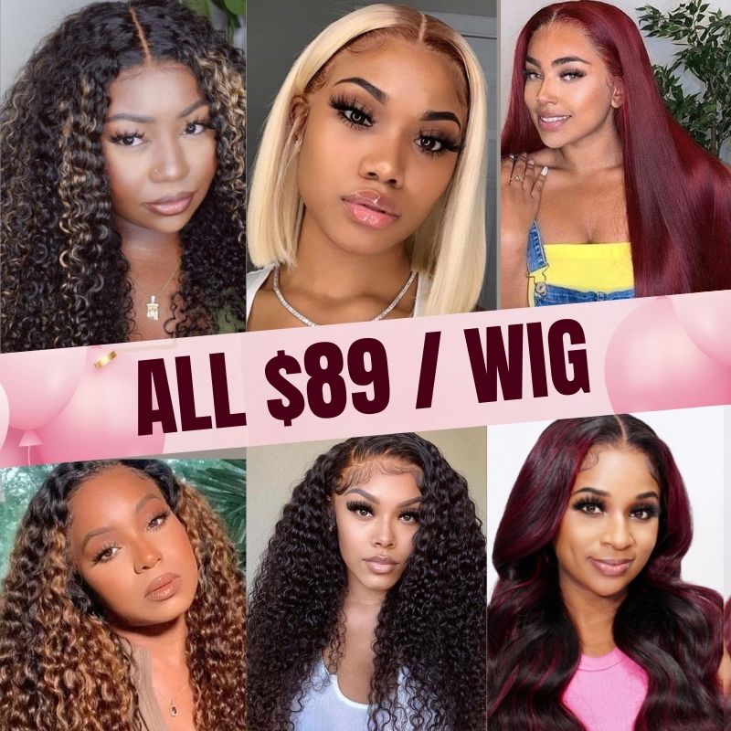 All $89 |14 Inches to 22 Inches | 6 Styles Available | Flash Sale No Code Needed