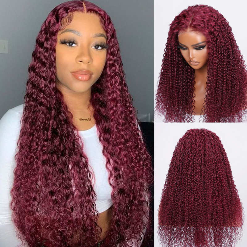 99J Burgundy Color wigs