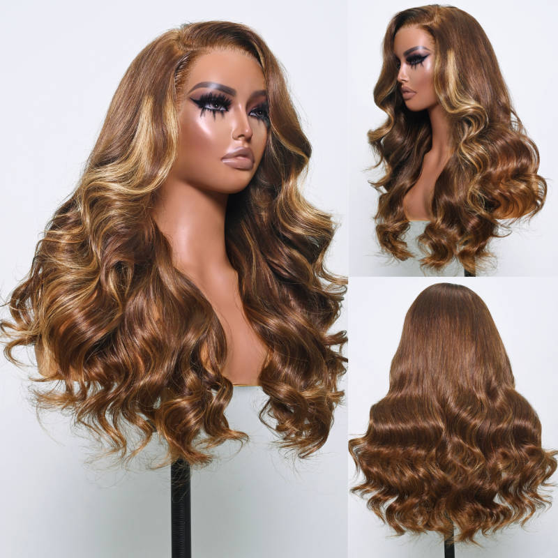 human hair wig with baby hair