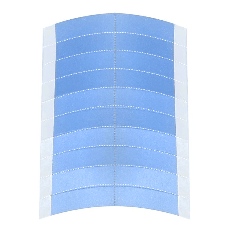 Sunber Free Gift Blue Double Sided Waterproof Lace Wigs Adhesive Tape Strips for Lace Front Wig 20 Pcs
