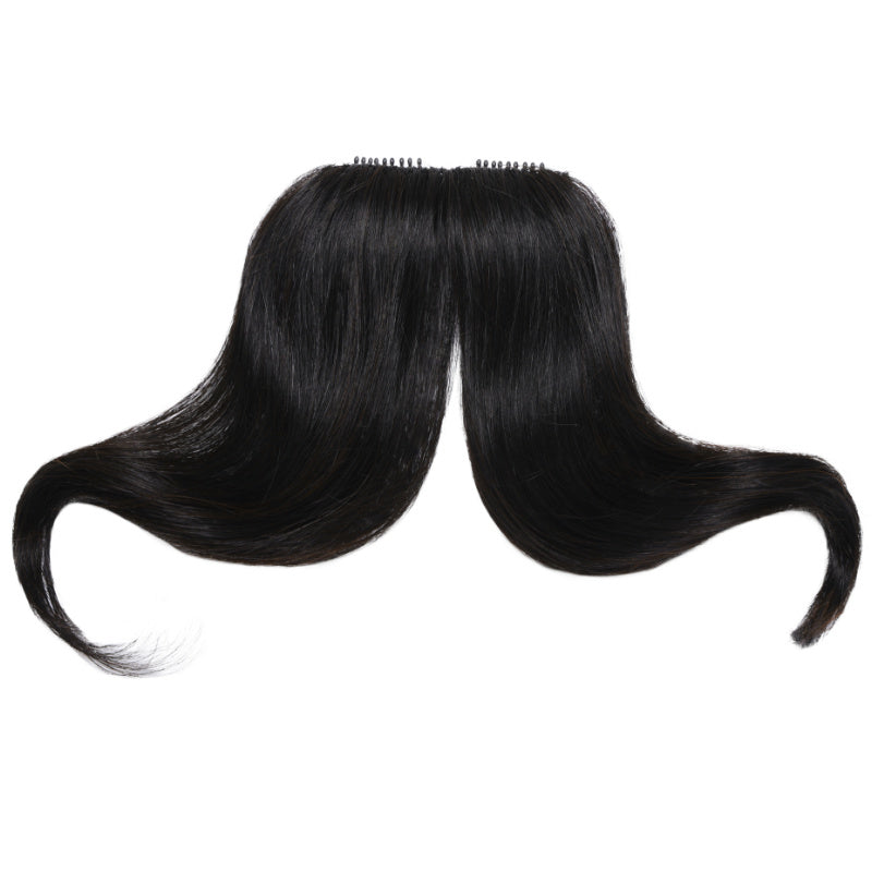 Instant Clip In Human Hair Curtain Bang two pieces