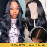 bye bye knots deep parting pre-cut lace wig