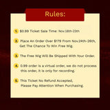 Sunber Ticket $0.99 Win Value $199 Wig  Flash Sale