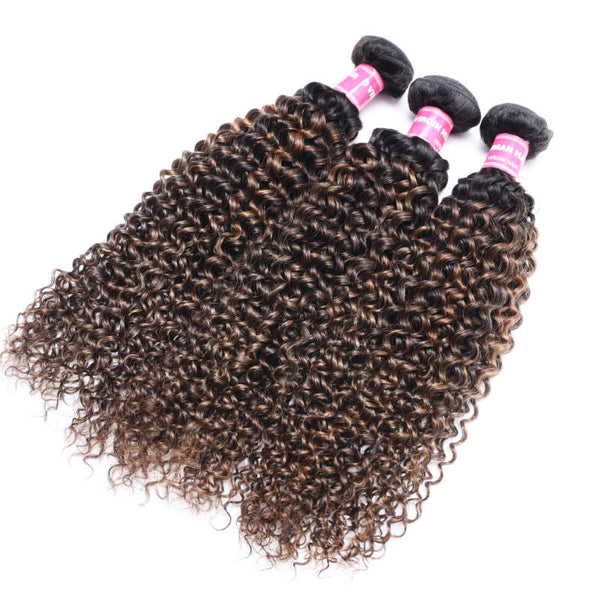  Jerry Curly Human Virgin Hair 3 Bundles