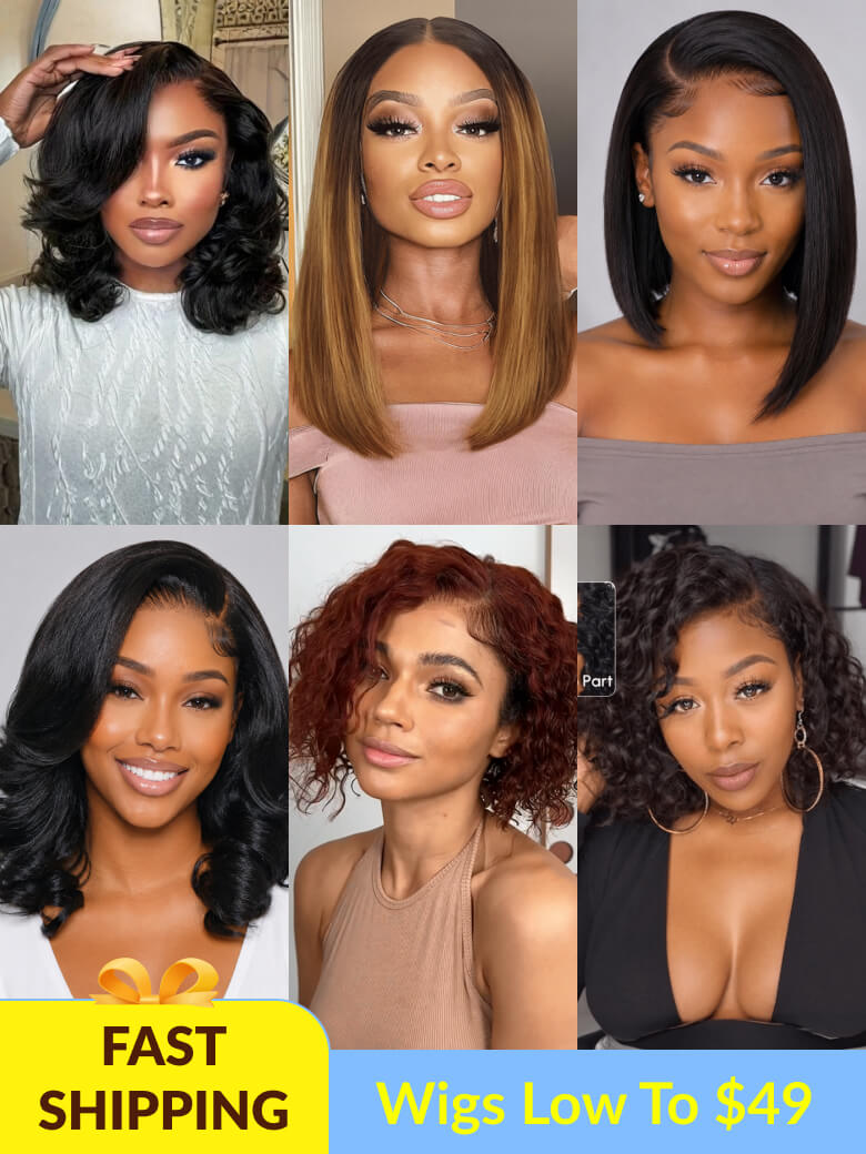 Low To $49| Sunber 4x2 Lace Part/ 7*5 ByeBye Knots/ 13*4 Pre Everything Lace Wigs Limited Stocks Vip Member Flash Sale