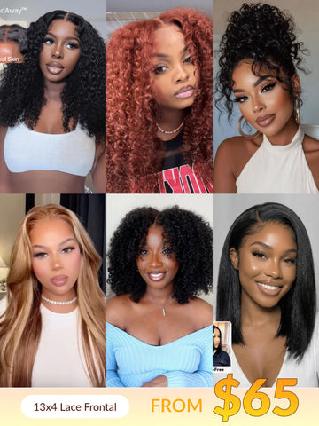 From $65| Sunber 13x4 Lace Frontal 14'' to 22'' Wigs Vip Member Flash Sale No Code Needed