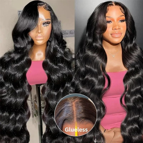 Extra 70% OFF | Sunber Deep Parting 7×5 Bye Bye Knots Pre-Cut Lace  Body Wave Wig Human Hair