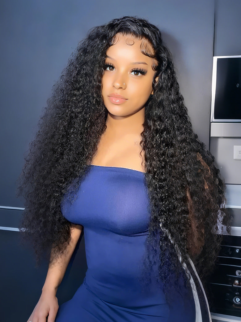 Sunber Jerry Curly Virgin Human Hair Weave 1pc/3pc Bundles-Can Be Dyed And Bleached