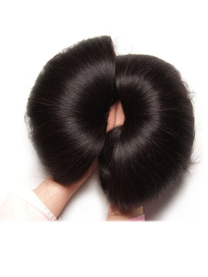 Sunber Virgin Peruvian Hair Straight Hair 4 Bundles With 4*4 Lace Closure, Hotsale Peruvian Hair Weaves