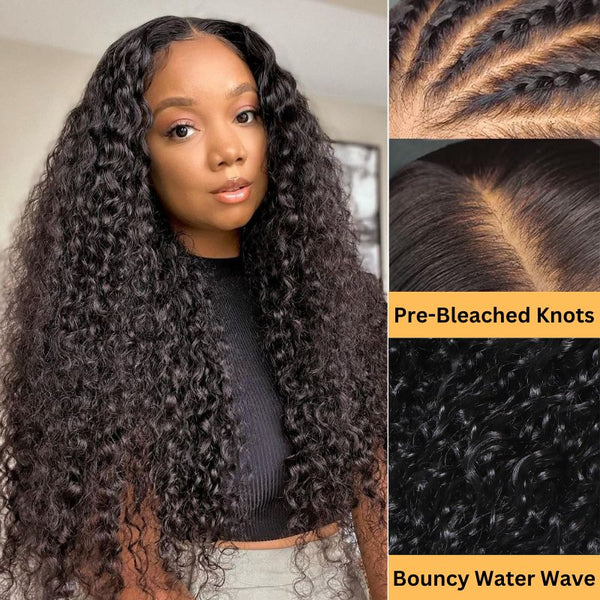 Extra 70% OFF | Sunber Wet And Wavy Curly Hair Lace Wig Real Human Hair Lace Frontal Wig