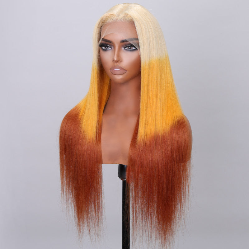 human hair lace wig with baby hair