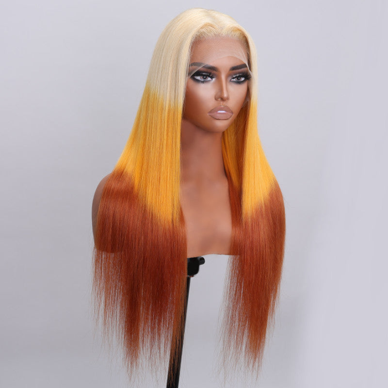 straight human hair wig with pre-plucked