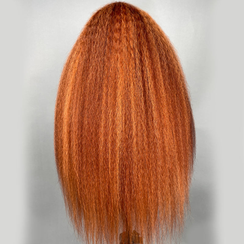 Sunber Ginger Copper Red colored wig