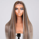13x4 lace front straight human hair wig