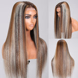  Vanilla hazelnut hair colot & sun-kissed dimension color wig
