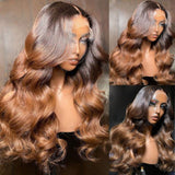 Toasted Caramel Brown Colored Wig