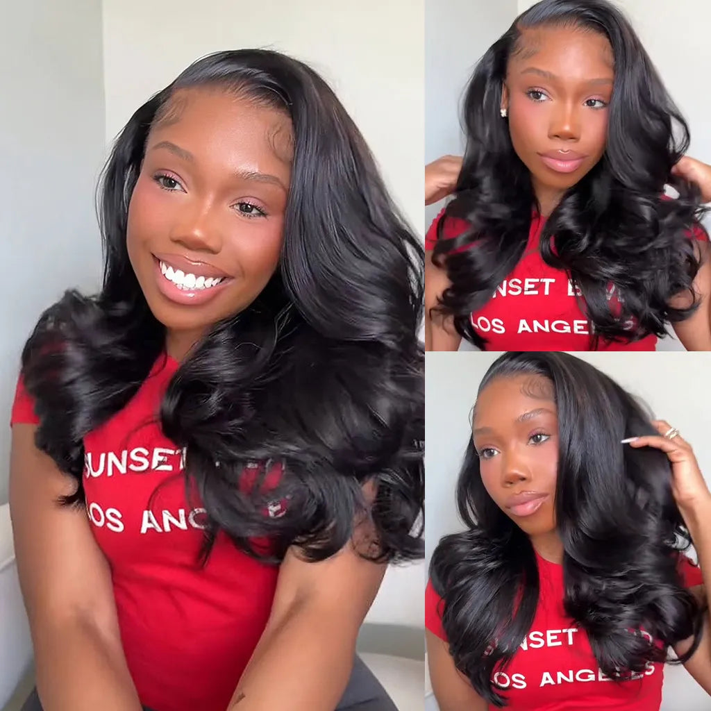 13x4 Pre Everything Lace Frontal Feathered Hairstyles