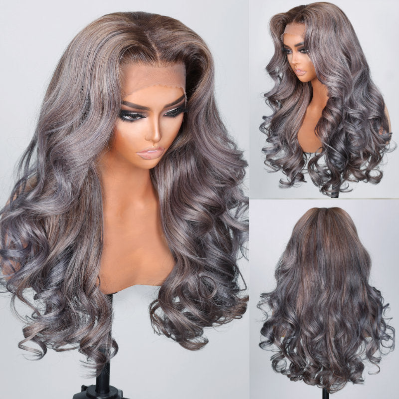 human hair lace wig with baby hair