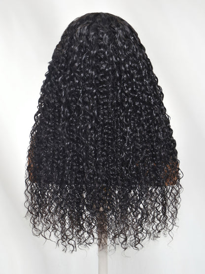 Extra 70% OFF | Sunber 13x4 Pre-Everything Lace Frontal Wig Water Wave &amp; Curly Mixed Human Hair Wigs