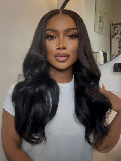 Sunber Full Lace 180% Density Body Wave Human Hair Wig Flash Sale
