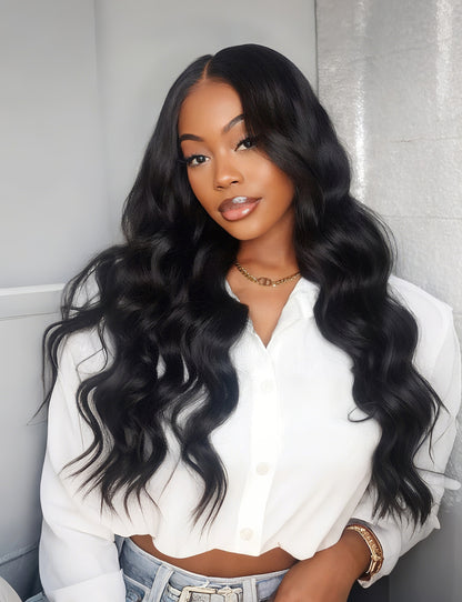 Sunber Full Lace 180% Density Body Wave Human Hair Wig Flash Sale