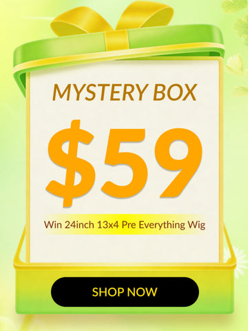 Sunber $59 Mystery Box Win 24inch Loose Wave 13x4 Pre Everything Lace Frontal Wig Flash Sale
