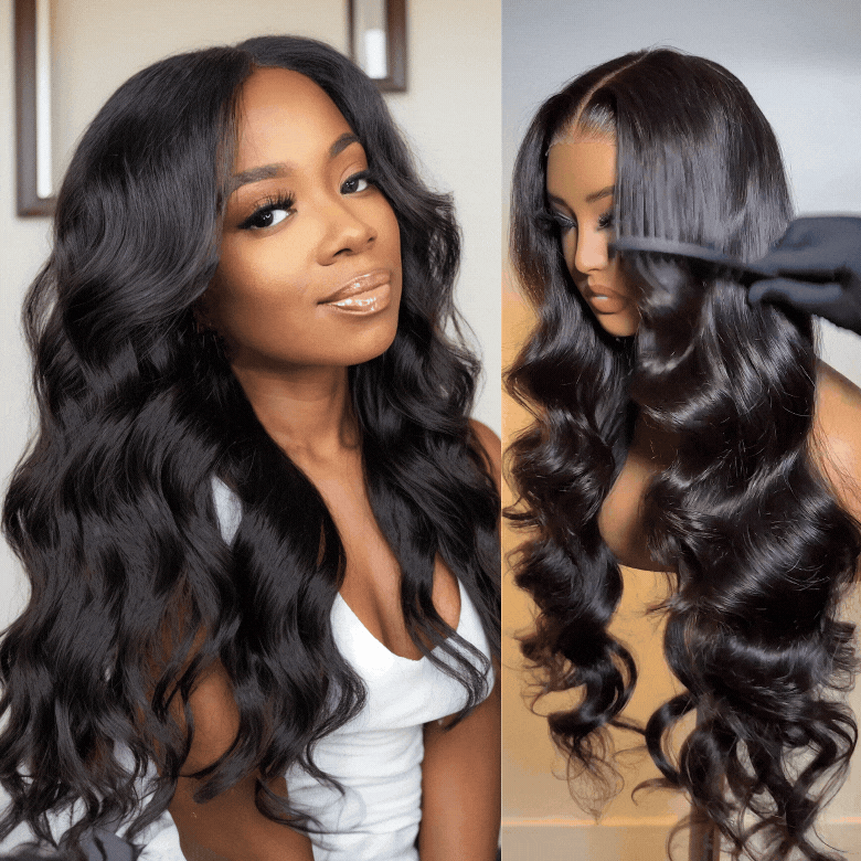 Flash Sale Sunber Body Wave 13x4 Pre-Everything Glueless Frontal Wig – Pre-Plucked Hairline & Elastic Drawstring