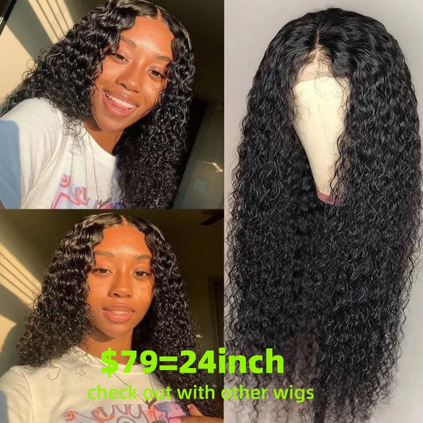 [24inch=$99]Sunber Jerry Curly 4X4 Lace Closure Human Hair Wigs New Customer Exclusive Flash Sale
