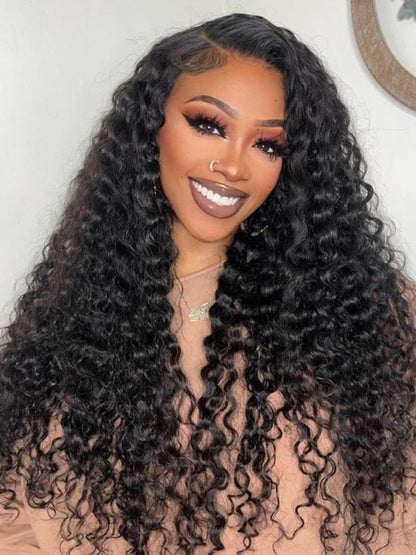 Sunber Hair New Remy Hair Peruvian Deep Wave 3 Bundles 100% Human Hair Weave