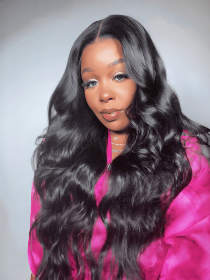 Sunber Hair Remy Human Hair Malaysian Body Wave Hair 3 Bundles 100% Unprocessed Human Hair Weave for Black