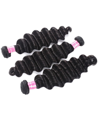 Sunber Hair 3 Bundles Loose Deep Wave Hair Bundles On Sale 12-26 Inch 100% Human Hair