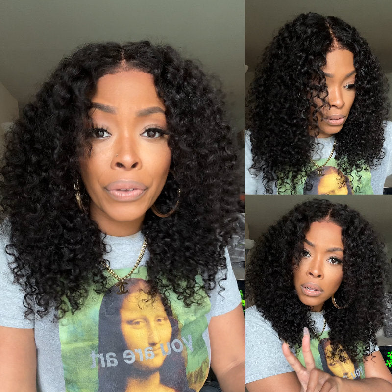 Bleached Knots Jerry Curly 7x5 Lace Wigs – Sunber