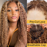 Kinky Curly lace closure wig
